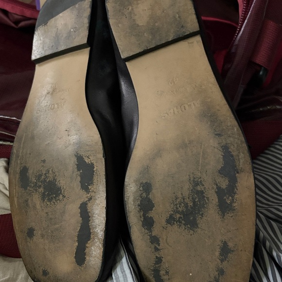 ALOHAS Black Leather Ballet Flats Size 42 Great Condition - Picture 6 of 11